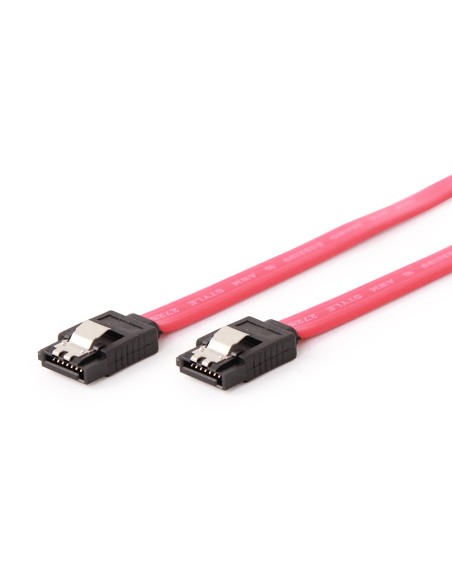 CC-SATAM-DATA cable de SATA 0,5 m Negro, Rojo