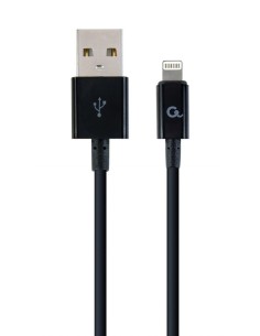 CC-USB2P-AMLM-1M cable de conector Lightning Negro