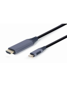 CC-USB3C-HDMI-01-6 adaptador de cable de vídeo 1,8 m USB Tipo C HDMI tipo A (Estándar) Negro, Gris