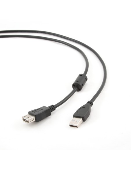 1.8m USB 2.0 A M/FM cable USB 1,8 m USB A Negro