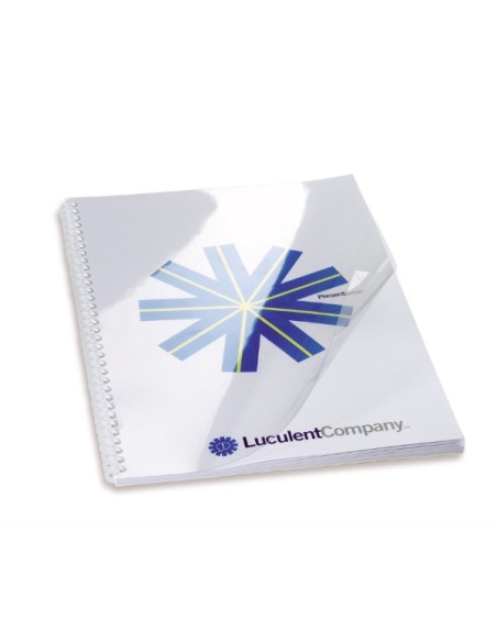 Portada PVC Transparente A4 180 Micras Cristal(Caja 100)