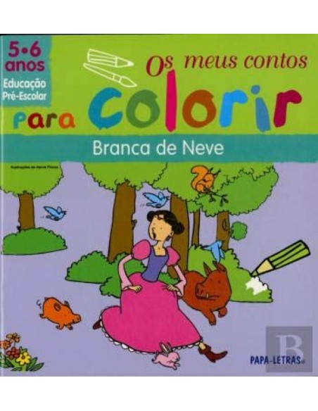 Os M Contos P Colorir 5 6 Anos u Branca De Neve
