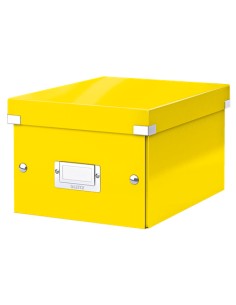 Click & Store WOW Caja de almacenaje Rectangular Polipropileno (PP) Amarillo