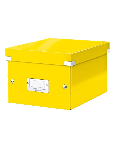 Click & Store WOW Caja de almacenaje Rectangular Polipropileno (PP) Amarillo