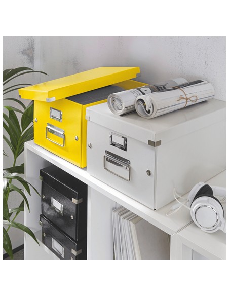 60440016 archivador organizador Cartón Amarillo