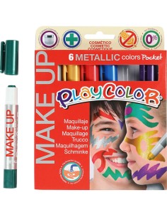POCKET MAKE UP METALLIC 6 COLORES SURTIDOS PLAYCOLOR 01011