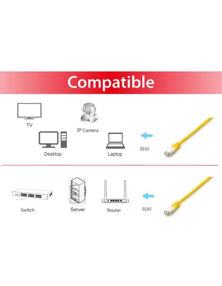 605662 cable de red Amarillo 3 m Cat6a S/FTP (S-STP)