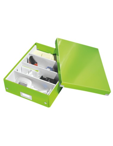 Click & Store WOW Caja de almacenaje Rectangular Polipropileno (PP) Verde