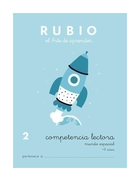 CUADERNO RUBIO A5 COMPETENCIA LECTORA 2 - Pack de 5 unidades