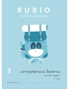 CUADERNO RUBIO A5 COMPETENCIA LECTORA 3 - Pack de 5 unidades