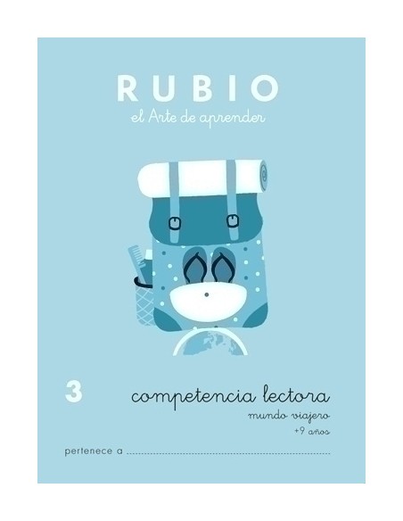CUADERNO RUBIO A5 COMPETENCIA LECTORA 3 - Pack de 5 unidades