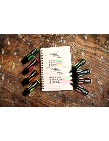 GREEN BOSS marcador 1 pieza(s) Punta de cincel Amarillo