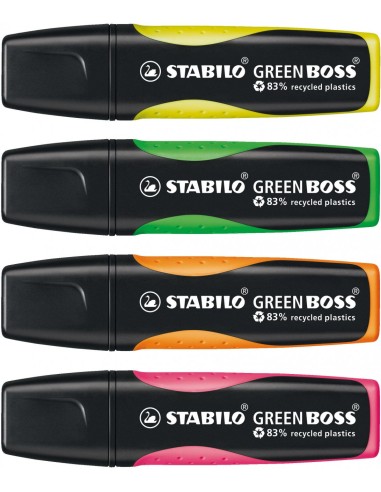 GREEN BOSS marcador 1 pieza(s) Punta de cincel Verde