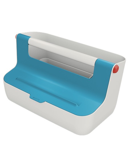 61250061 caja de almacenaje Rectangular Acrilonitrilo butadieno estireno (ABS) Azul, Blanco