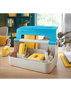61250061 caja de almacenaje Rectangular Acrilonitrilo butadieno estireno (ABS) Azul, Blanco 2