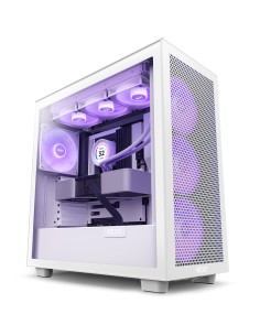 H7 Flow RGB Midi Tower Blanco