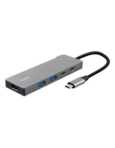 26062 hub de interfaz USB Tipo C Gris