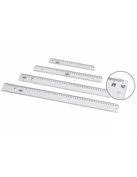 REGLAS PLASTICO FAIBO 50cm - Pack de 20 unidades