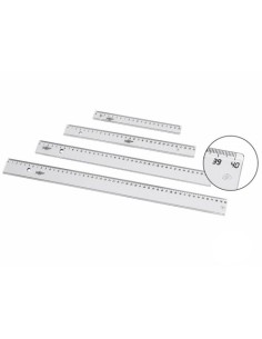 REGLAS PLASTICO FAIBO 60cm - Pack de 20 unidades