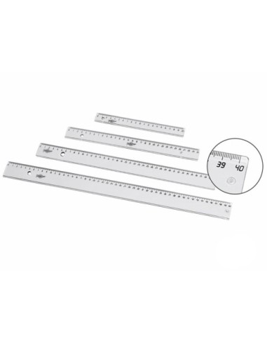 REGLAS PLASTICO FAIBO 60cm - Pack de 20 unidades
