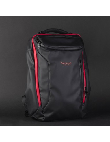 Drakkar KX DK RAGNARR 17' GAMING BACKPAC 43,2 cm (17") Mochila Negro, Rojo