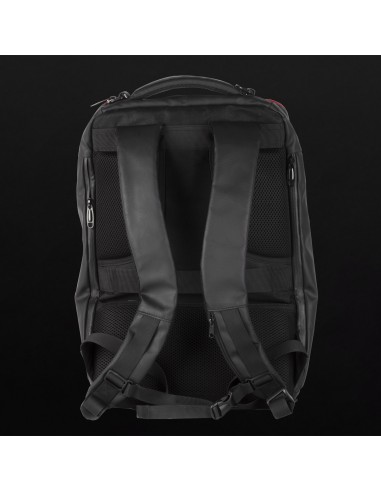 Drakkar KX DK RAGNARR 17' GAMING BACKPAC 43,2 cm (17") Mochila Negro, Rojo
