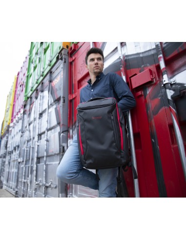 Drakkar KX DK RAGNARR 17' GAMING BACKPAC 43,2 cm (17") Mochila Negro, Rojo