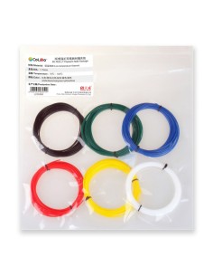 COL3D-LCD0696 material de impresión 3d Negro, Azul, Verde, Rojo, Blanco, Amarillo