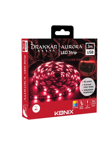 Drakkar 61881116348 cinta luminosa Regleta luminosa universal 3000 mm