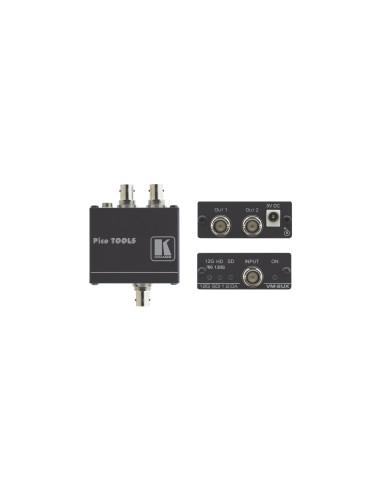 VM-2UX amplificador de línea de video Negro