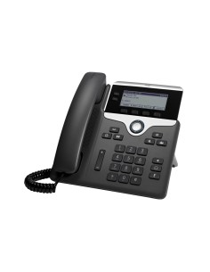 7821 teléfono IP Negro, Plata 2 líneas