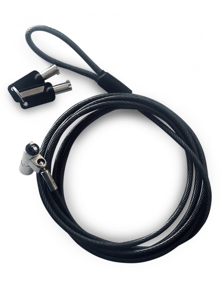 Securitee cable antirrobo Negro 2 m