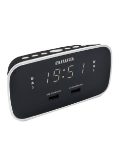 CRU-19BK despertador Reloj despertador digital Negro