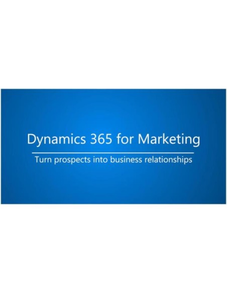 DYNAMICS 365 FOR MKT FACULTY
