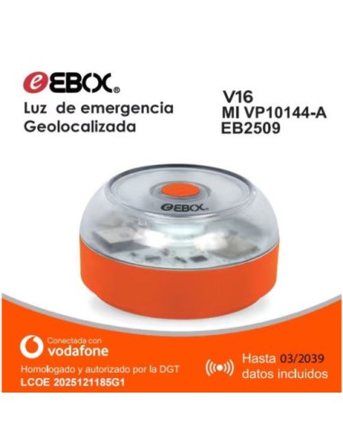 Baliza V16 EB2509 Luz de Emergencia Geolocalizable Homologada DGT
