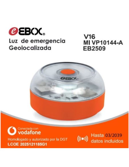 Baliza V16 EB2509 Luz de Emergencia Geolocalizable Homologada DGT