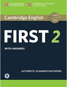 CAMBRIDGE FIRST CERTIFICATE ENGLISH 2 SELF STUDY PACK STUDENTS WITH KEY AND AUDIO CD REVISED EDITION 2015 FCE