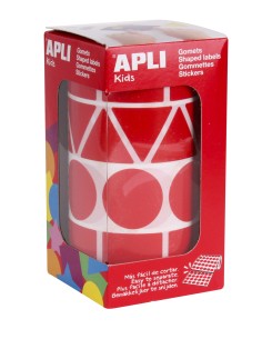 11163 etiqueta autoadhesiva Permanente Rojo