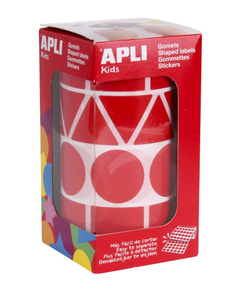 11163 etiqueta autoadhesiva Permanente Rojo