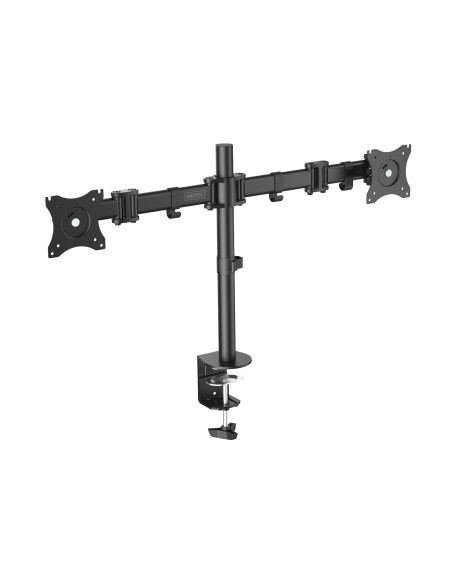 Soporte dual universal de monitor con sujeción por agarre