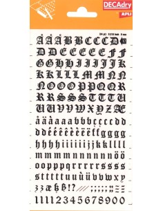 DD17F etiqueta autoadhesiva Permanente Negro