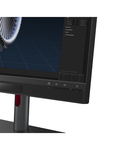 ThinkVision 27 3D LED display 68,6 cm (27") 3840 x 2160 Pixeles 4K Ultra HD Negro