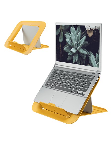Ergo Cosy Soporte para ordenador portátil Amarillo 43,2 cm (17")