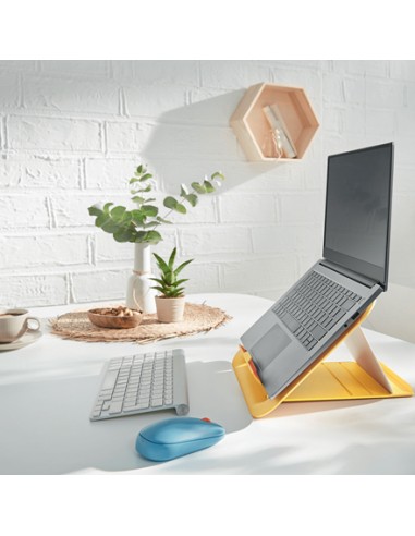 Ergo Cosy Soporte para ordenador portátil Amarillo 43,2 cm (17")