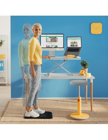 Ergo Cosy Soporte para ordenador portátil Amarillo 43,2 cm (17")