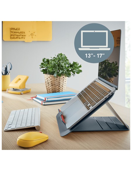 Ergo Cosy Soporte para ordenador portátil Gris 43,2 cm (17")