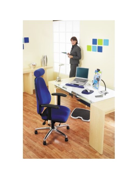 Reposamuñecas espuma ratón azul Reposamuñecas espuma ratón azul