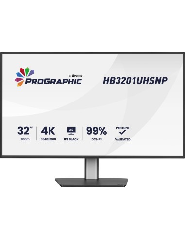 PROGRAPHIC HB3201UHSNP-B1 pantalla para PC 80 cm (31.5") 3840 x 2160 Pixeles 4K Ultra HD LCD Negro