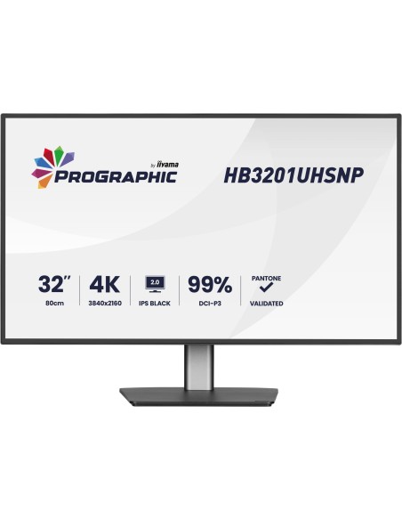 PROGRAPHIC HB3201UHSNP-B1 pantalla para PC 80 cm (31.5") 3840 x 2160 Pixeles 4K Ultra HD LCD Negro