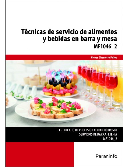 Tecnicas servicio alimentos y bebidas barra y mesa